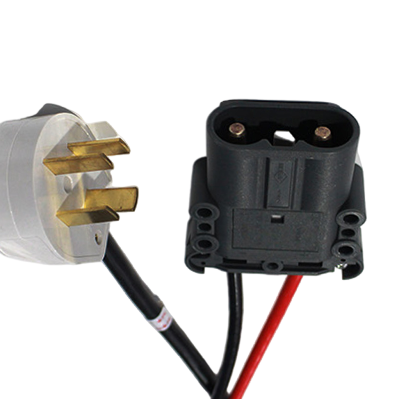 Forklift battery charger plug